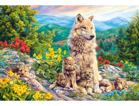 Puzzle Wilki Nowe Pokolenie Castorland 200el